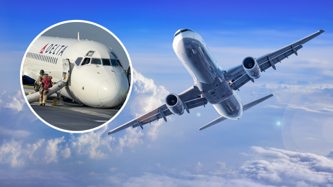 Nuk iu hapën rrotat e para, aeroplani ulet me 'hundë' në pistë