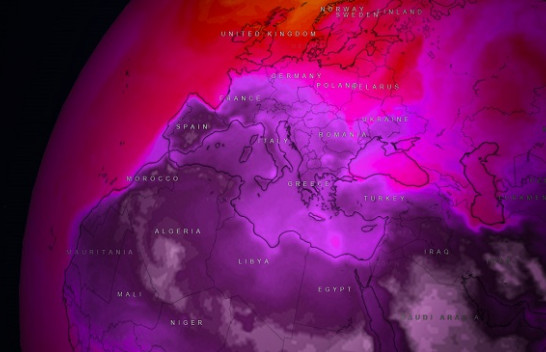 Një valë përvëluese e të nxehtit po intensifikohet drejt Evropës Jugore, temperatura deri në +45 gradë