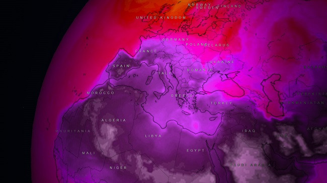 Një valë përvëluese e të nxehtit po intensifikohet drejt Evropës Jugore, temperatura deri në +45 gradë
