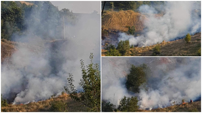 SKANDALOZE: Digjen mbeturinat në fshatin Kukajan të Dragashit/ FOTO