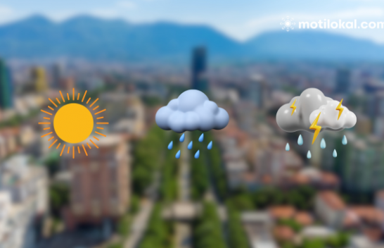 Parashikimi i motit për ditën e martë në Shqipëri