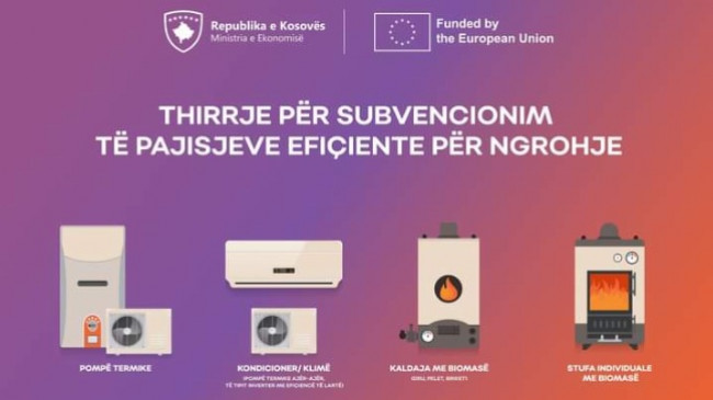 Hapet thirrja e re për subvencionim të pajisjeve efiçiente për ngrohje, ja kush mund të përfitojë