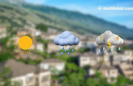 Moti në Shqipëri për ditët e para të javës