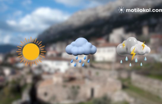 Moti në Shqipëri për ditën e martë
