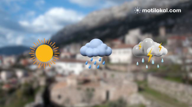 Moti në Shqipëri për ditën e martë