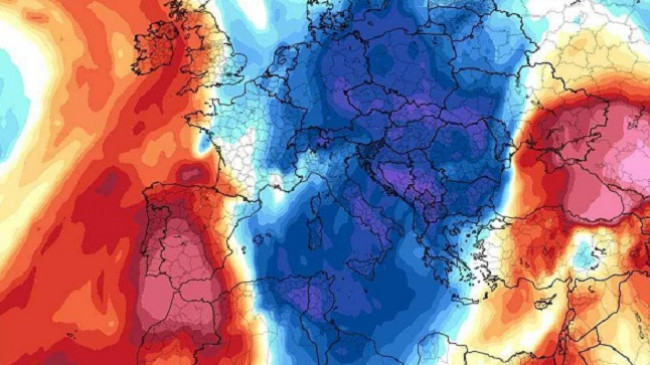 I ftohti polar po vjen/ Ja si parashikohet moti
