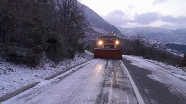 Gjendja e rrugëve në Shqipëri pas reshjeve të borës
